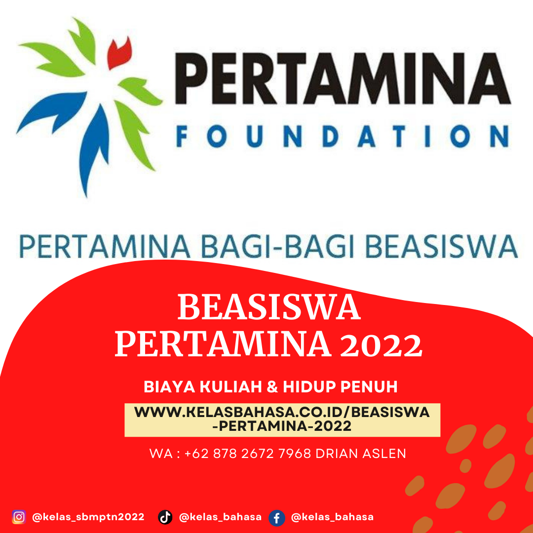 Beasiswa Pertamina 2022 – Kelas Bahasa