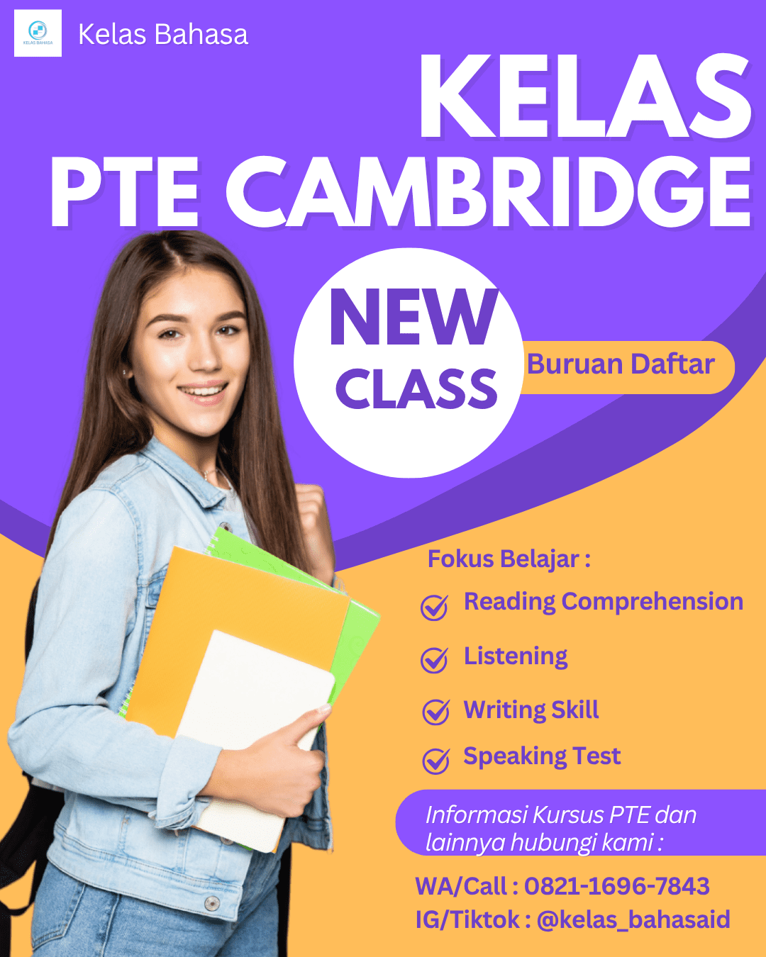 Kursus Persiapan PTE Cambridge
