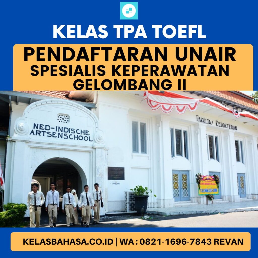 Pendaftaran Spesialis Keperawatan Unair 2025 Gelombang 2