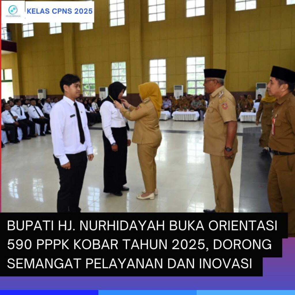 Bupati Nurhidayah buka orientasi 590 PPPK Kobar 2025