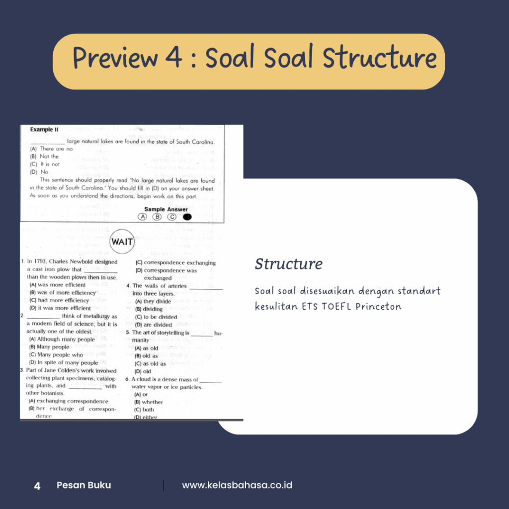 Paket Soal TOEFL ITP