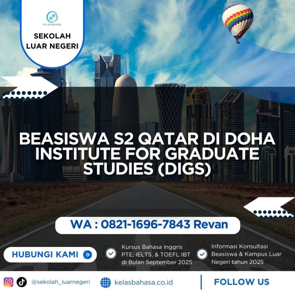 Beasiswa S2 Qatar di Doha Institute for Graduate Studies (DIGS)