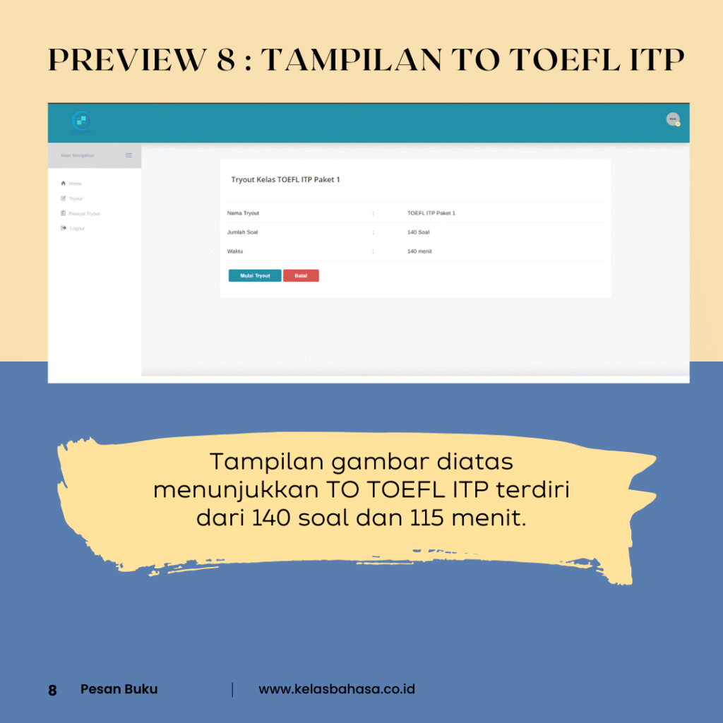 Paket Soal TOEFL ITP