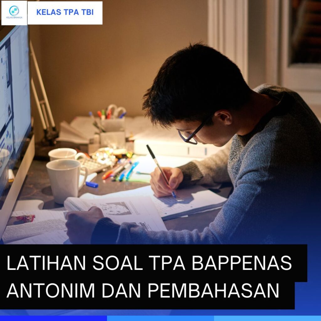 latihan soal antonim TPA Bappenas