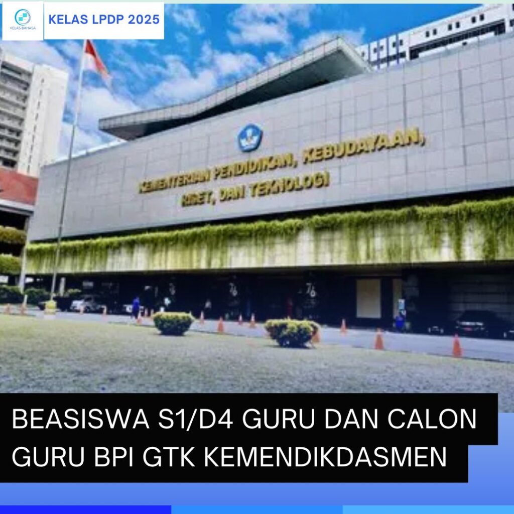 beasiswa S1 D4 guru BPI GTK