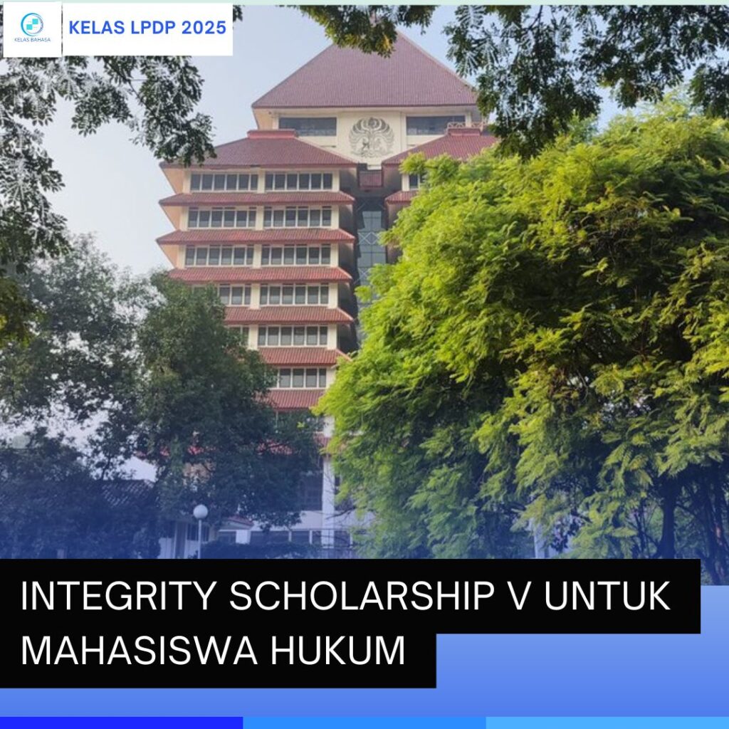 INTEGRITY Scholarship V mahasiswa hukum