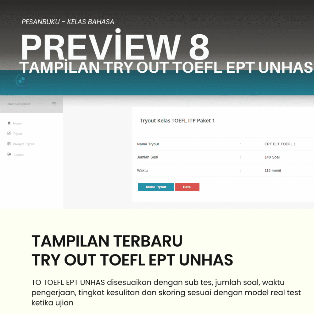 TOEFL EPT Unhas