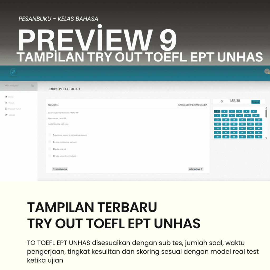 TOEFL EPT Unhas