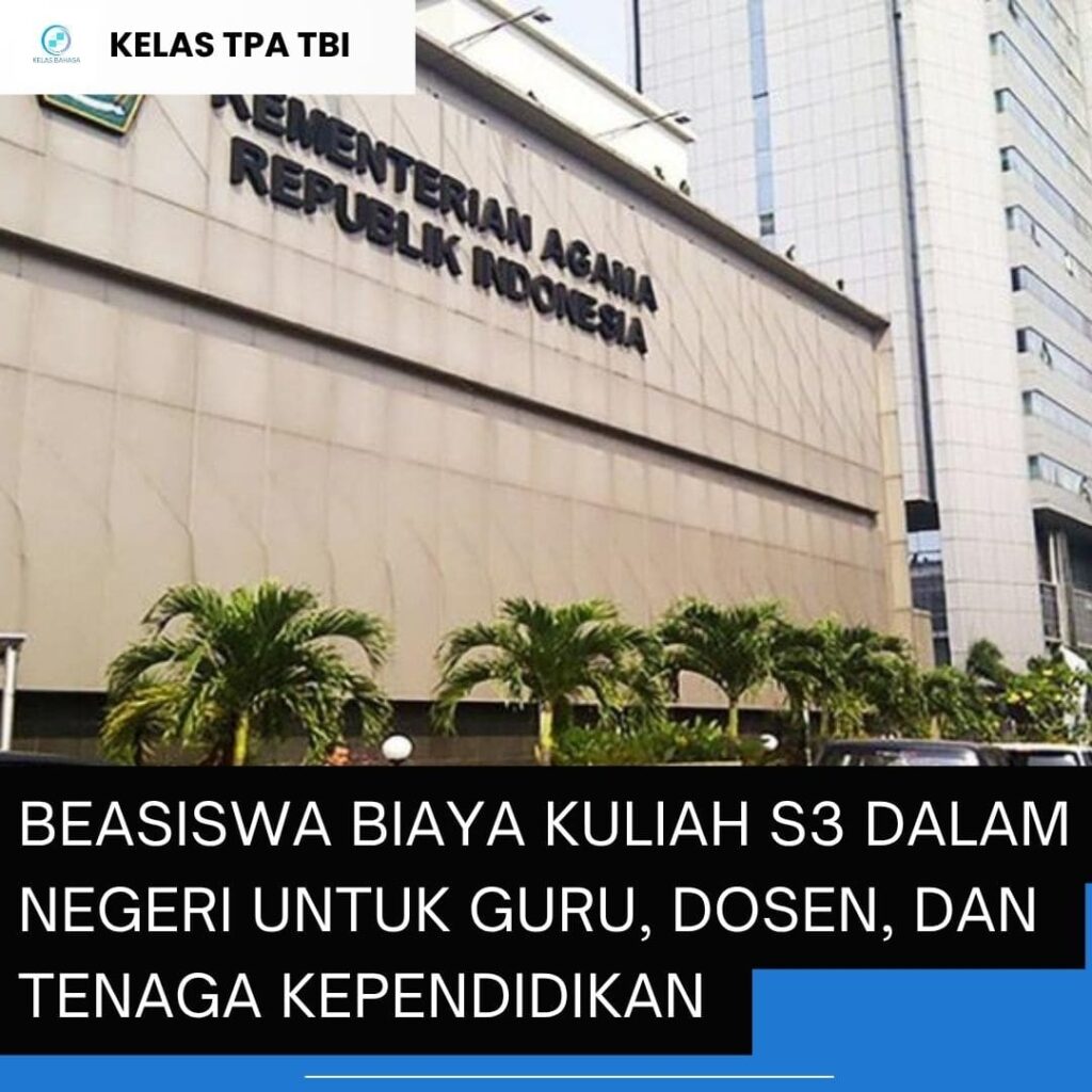 beasiswa biaya kuliah S3 dalam negeri