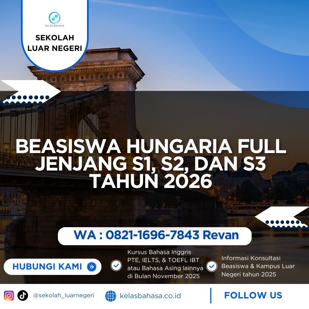 Beasiswa Hungaria S1 S2 S3 2026
