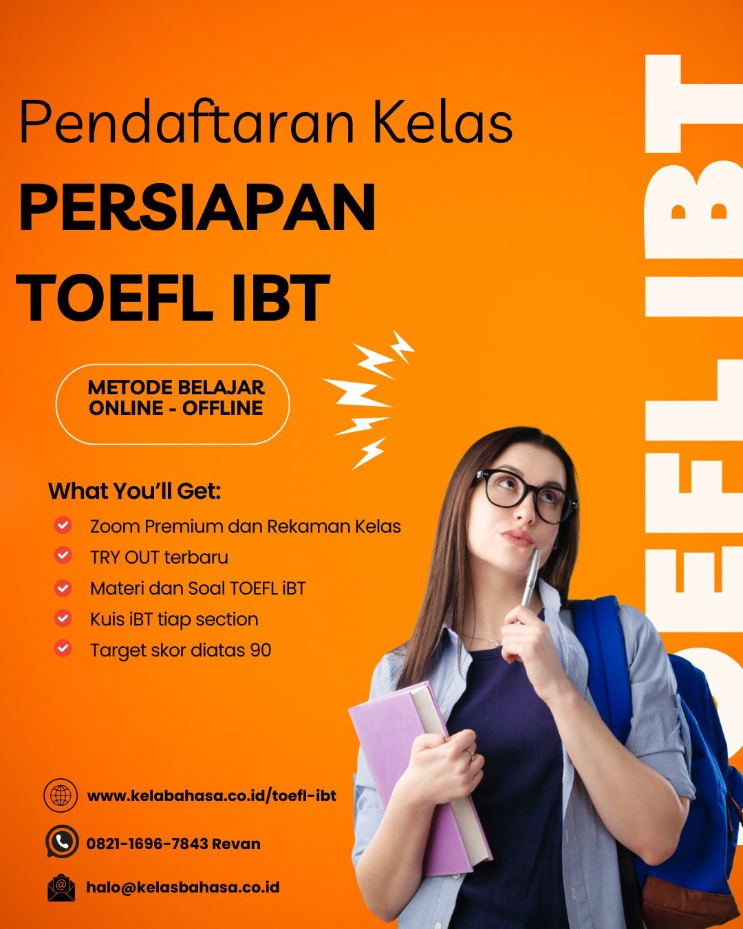 Kursus Persiapan TOEFL iBT