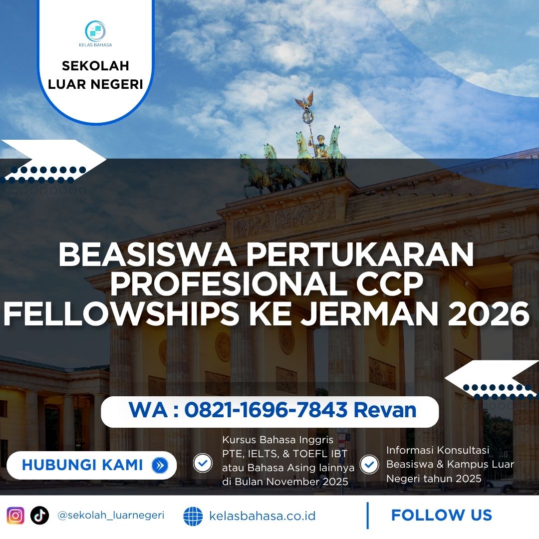 Beasiswa CCP Fellowships Jerman 2026