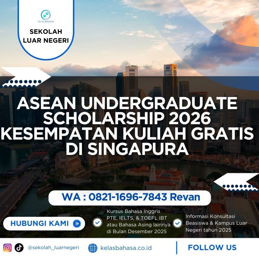 ASEAN Undergraduate Scholarship 2026 Singapura – beasiswa kuliah gratis