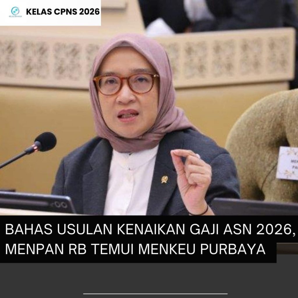 Menpan RB bahas kenaikan gaji PNS 2026 bersama Menkeu