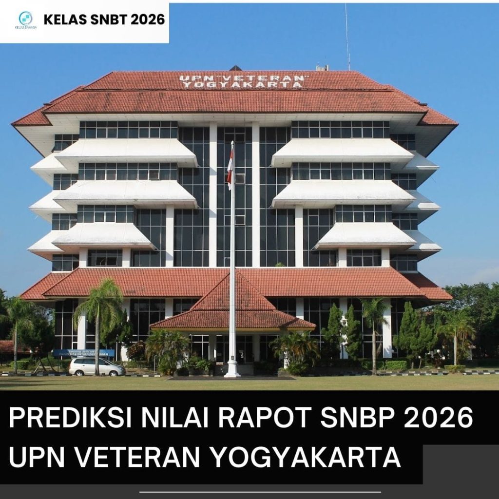 Prediksi nilai rapot SNBP 2026 UPN Veteran Yogyakarta per program studi sebagai acuan peluang lolos