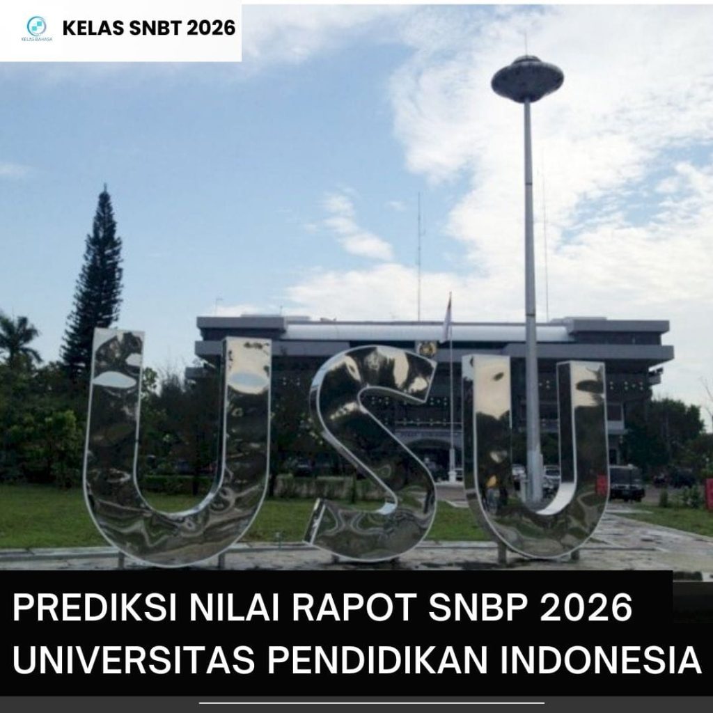 Prediksi nilai rapot SNBP 2026 USU per program studi sebagai acuan peluang lolos seleksi prestasi