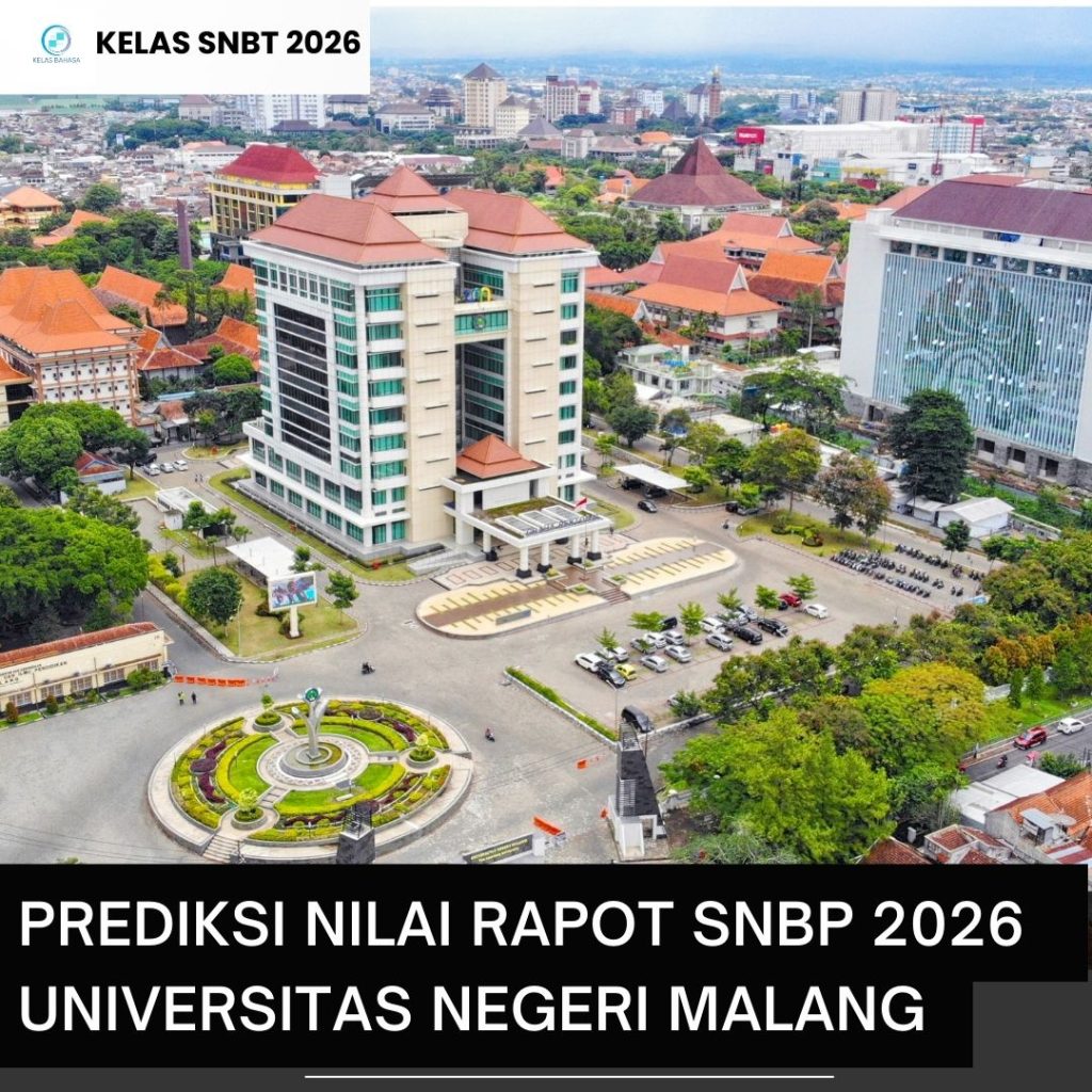 Tabel prediksi nilai rapot SNBP 2026 UM