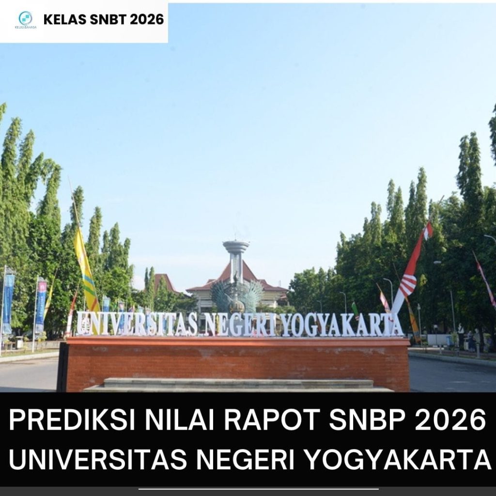 Tabel Prediksi Nilai Rapot SNBP 2026 UNY