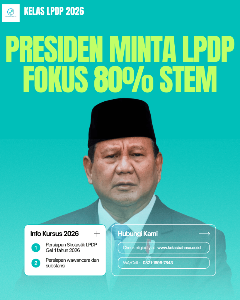 Prabowo minta LPDP alokasikan 80% kuota beasiswa untuk mahasiswa STEM 2026