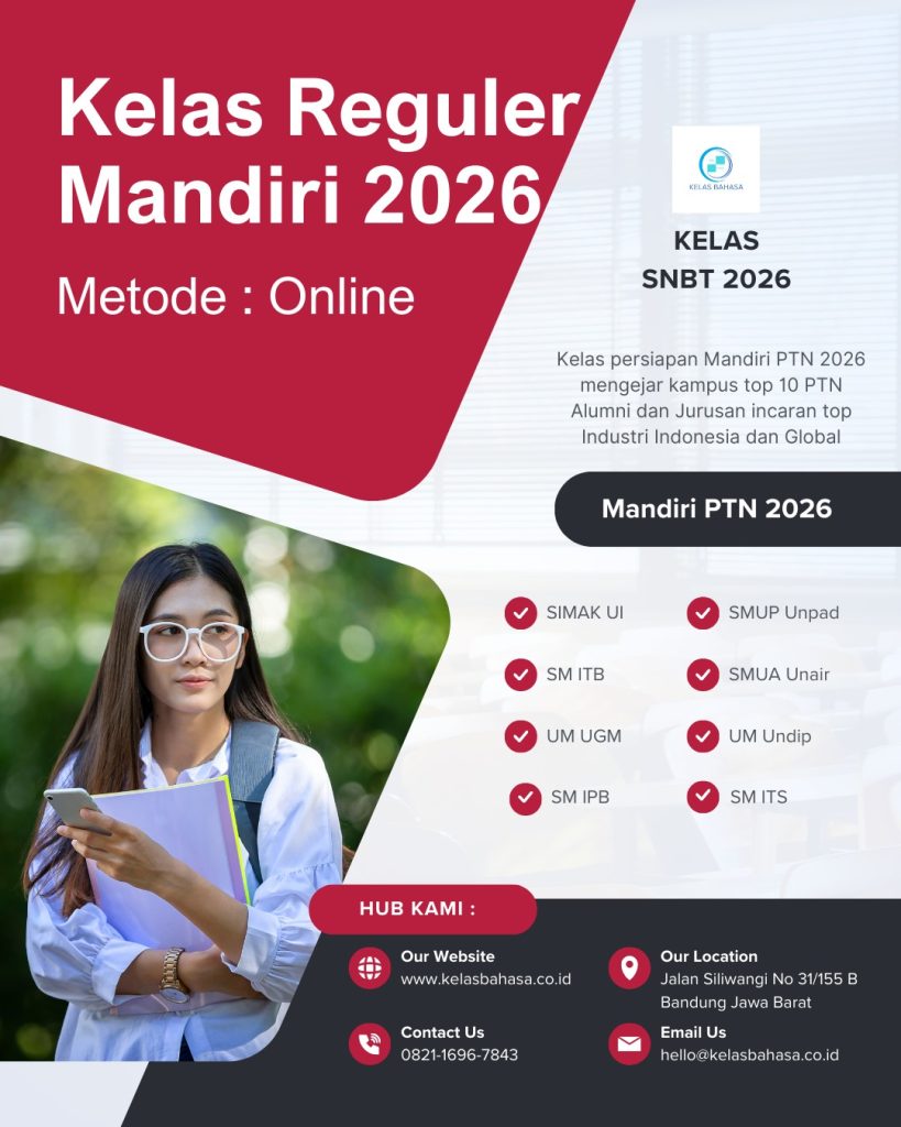 Kursus persiapan ujian mandiri PTN 2026