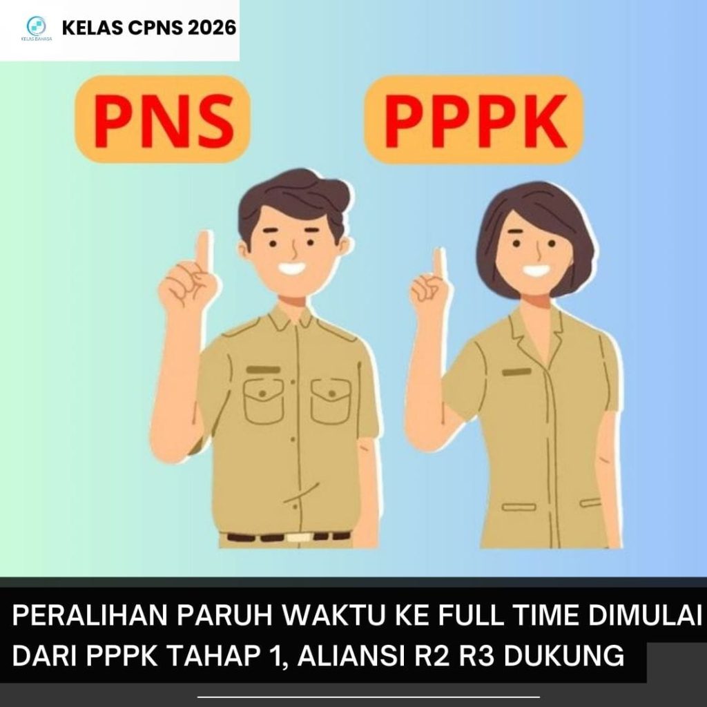 “Peralihan PPPK Paruh Waktu ke Full Time Tahap 1 Indonesia”