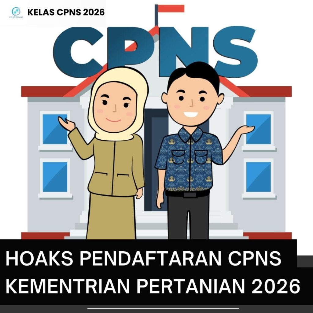 Hoaks pendaftaran CPNS Kementerian Pertanian 2026 cek fakta