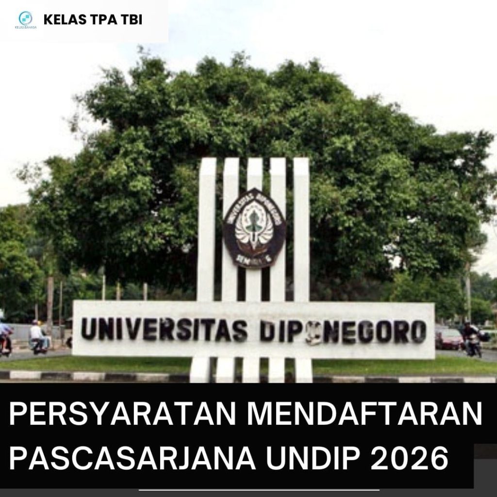 Persyaratan pendaftaran Pascasarjana UNDIP 2026 syarat dokumen