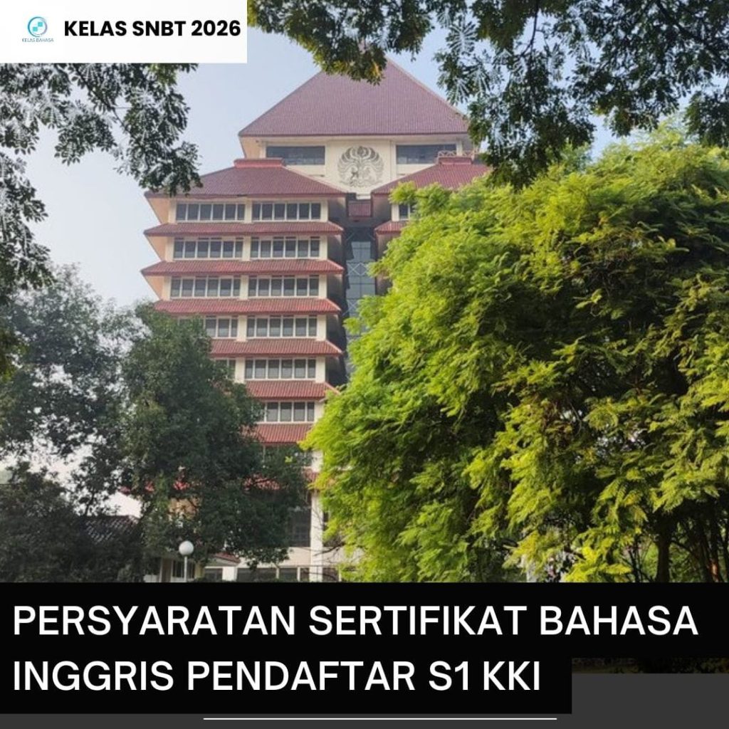 Persyaratan sertifikat bahasa Inggris pendaftar S1 KKI