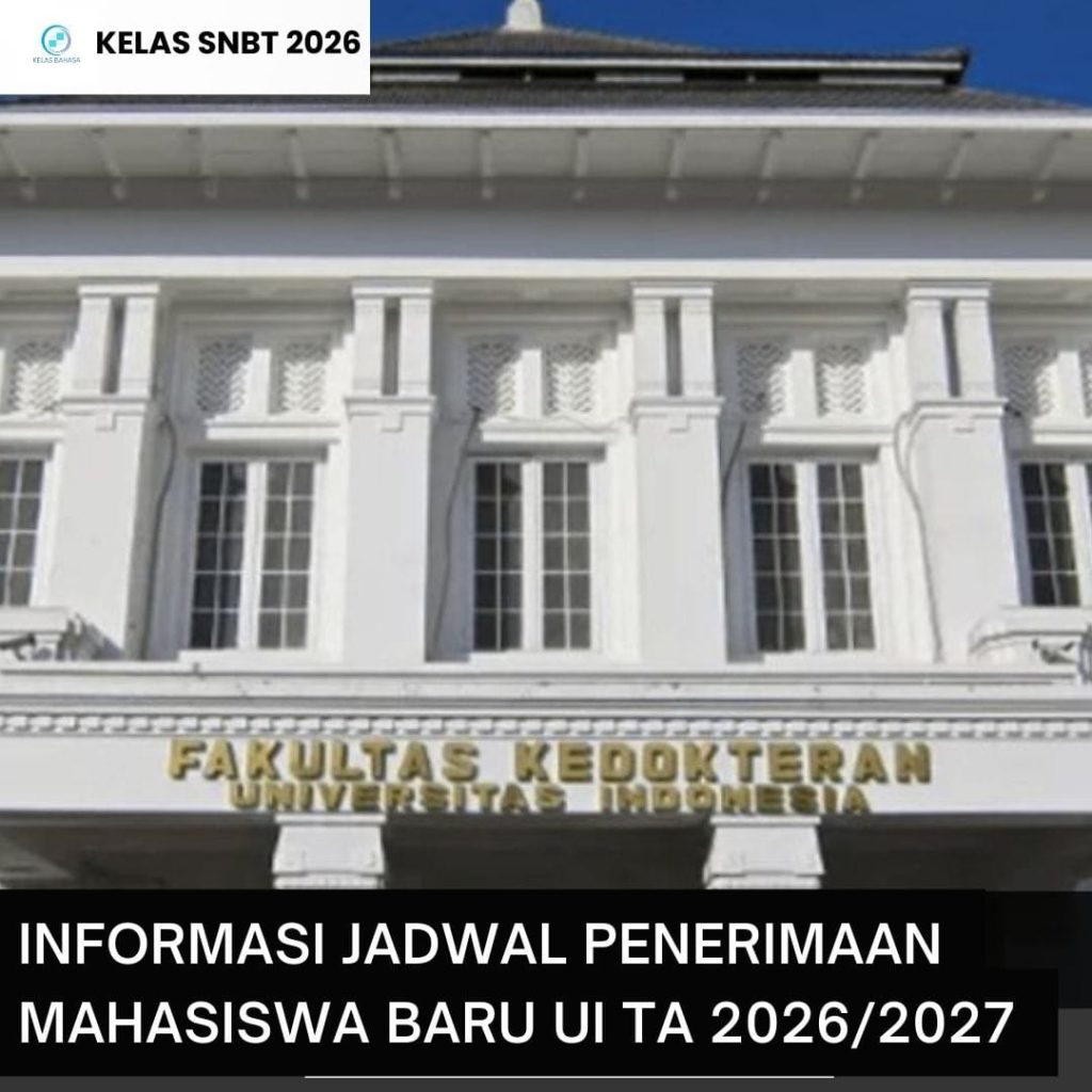Jadwal penerimaan mahasiswa baru UI 2026-2027