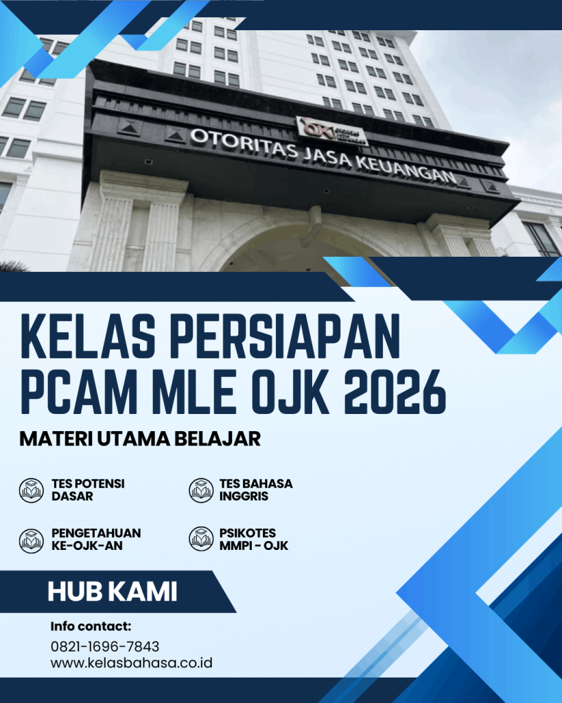“Kursus persiapan PCAM OJK 2026”