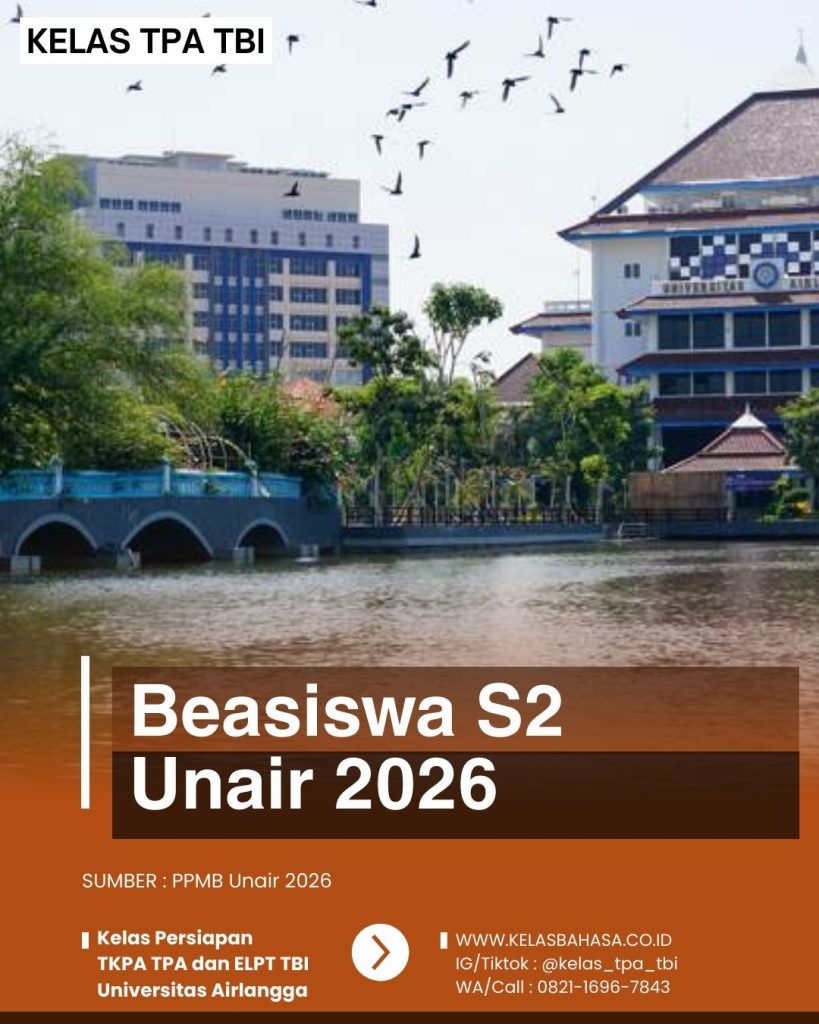 Beasiswa S2 UNAIR 2026 lengkap syarat dan cara daftar