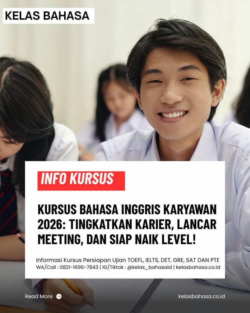 Kursus Bahasa Inggris Karyawan 2026