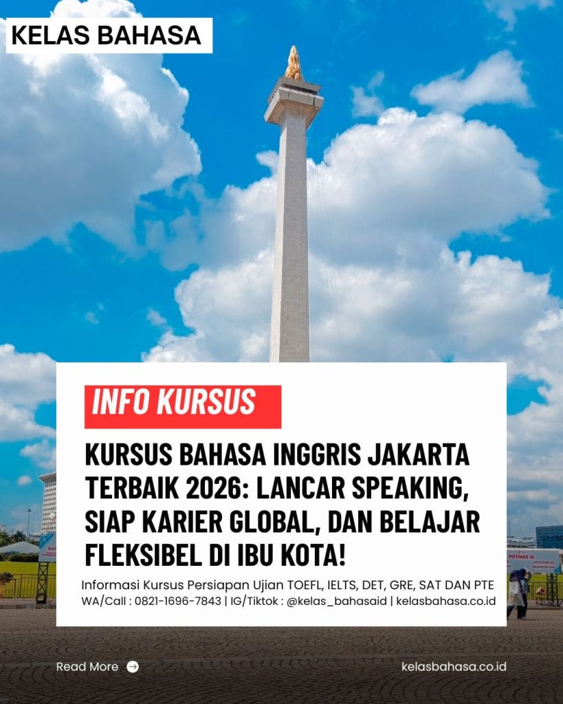 Kursus Bahasa Inggris Jakarta Terbaik 2026