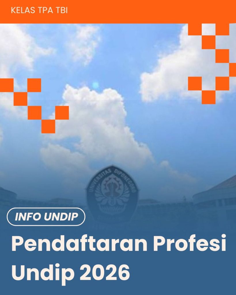 Informasi pendaftaran profesi Undip 2026