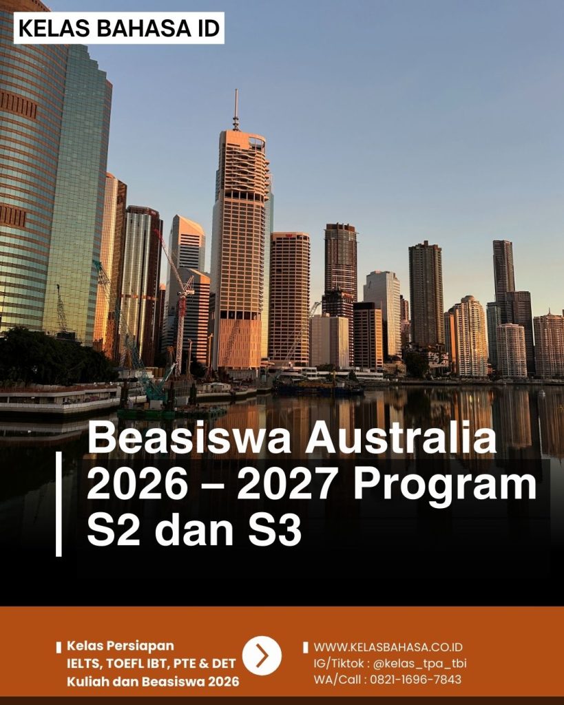 Beasiswa Australia 2026–2027 membuka peluang kuliah S2 dan S3 dengan pendanaan penuh