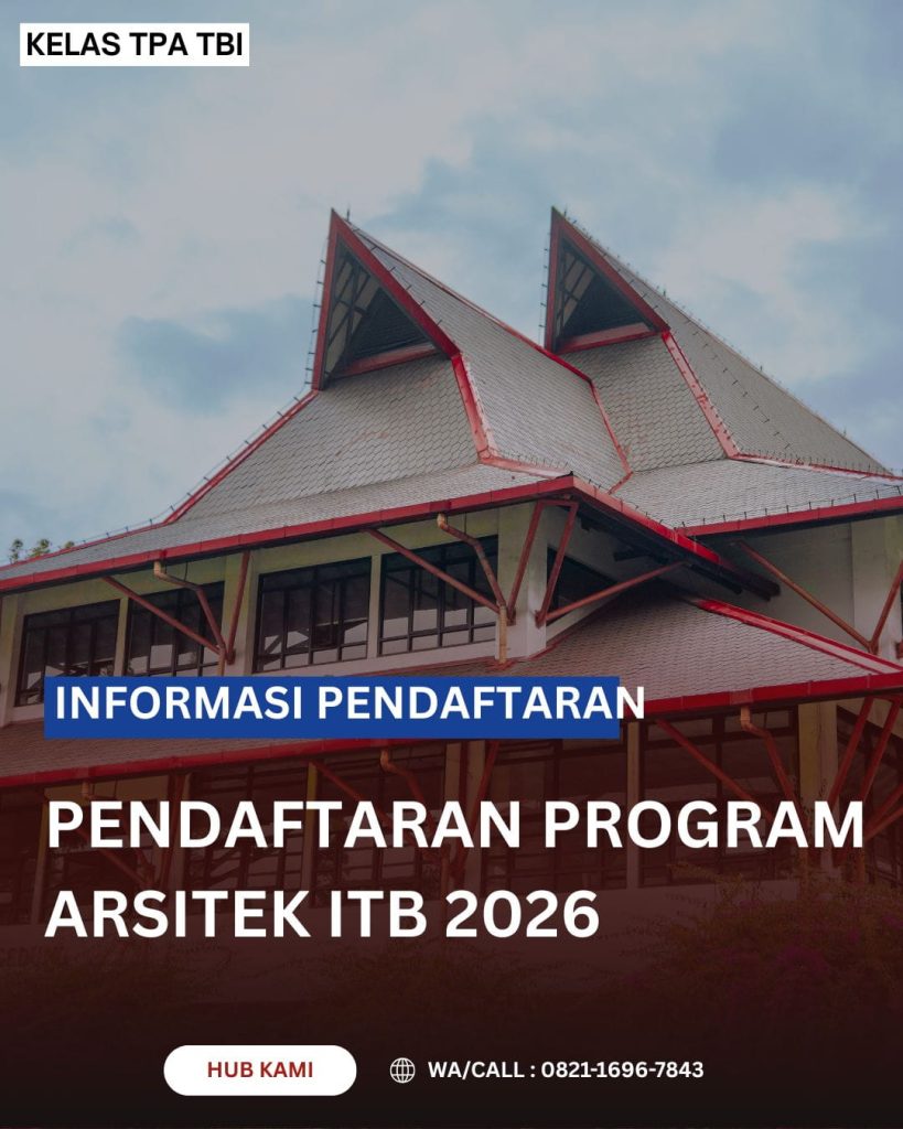 “Pendaftaran Program Profesi Arsitek ITB 2026”