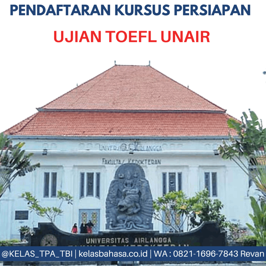“Kursus TOEFL UNAIR PPDS PPDGS S2 S3 2026 intensif”