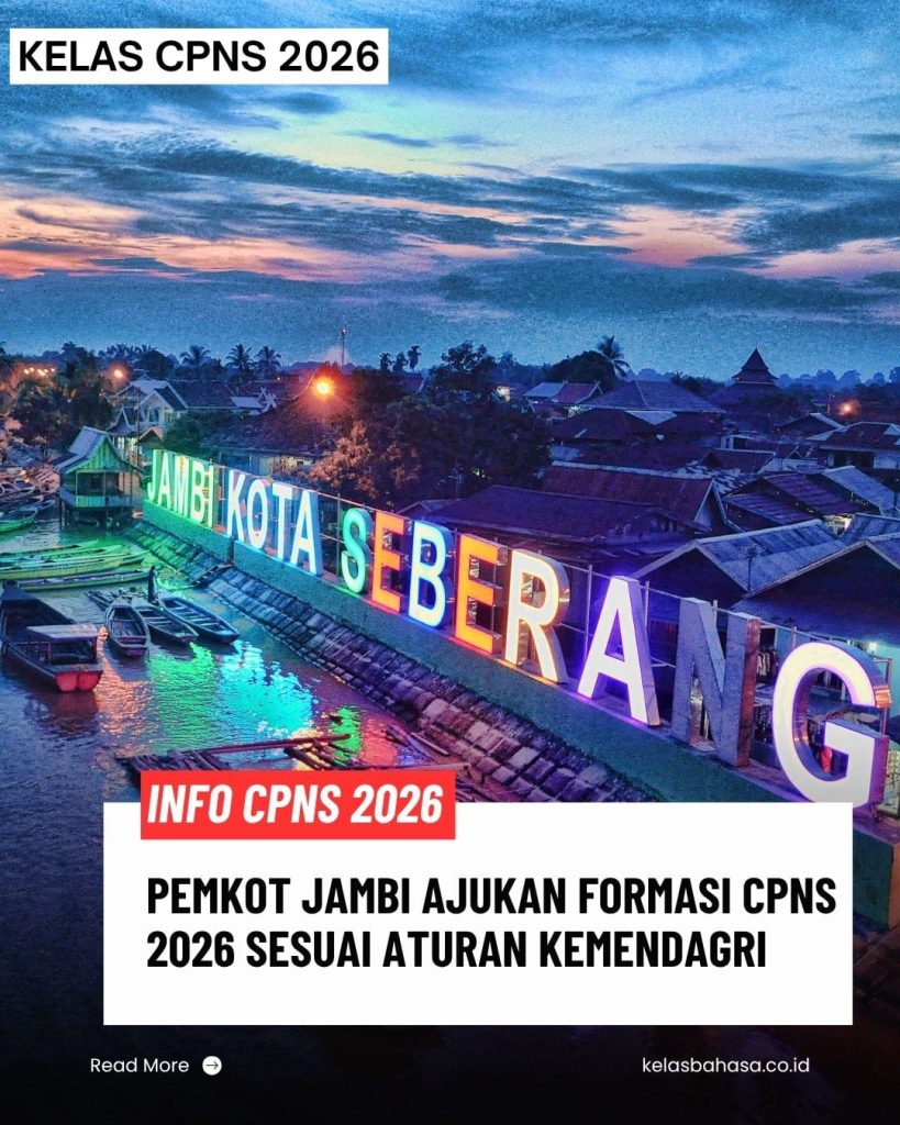 Pemkot Jambi mengajukan formasi CPNS 2026 untuk menggantikan ASN yang pensiun