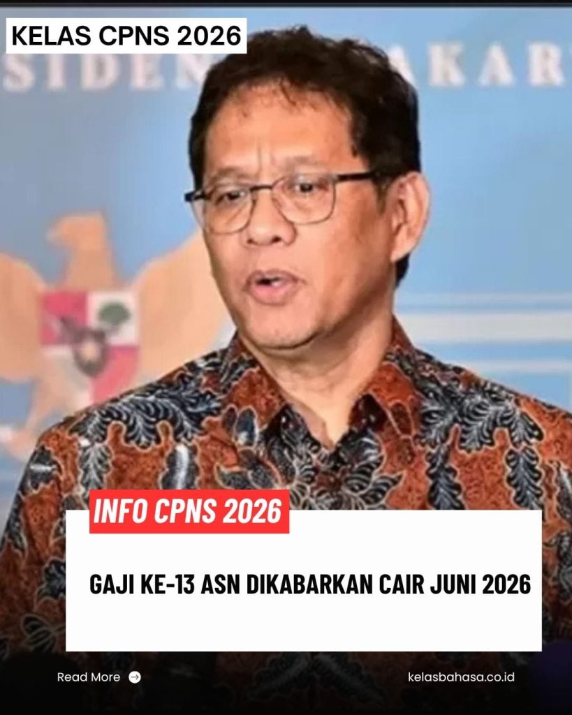 gaji ke 13 ASN 2026 cair juni