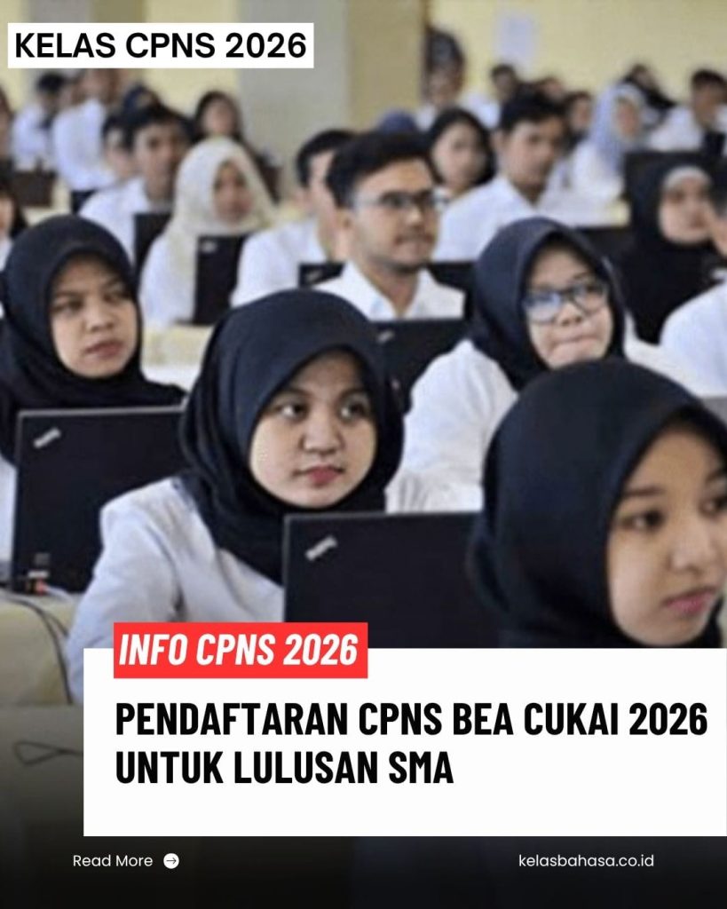 pendaftaran cpns bea cukai 2026 lulusan sma
