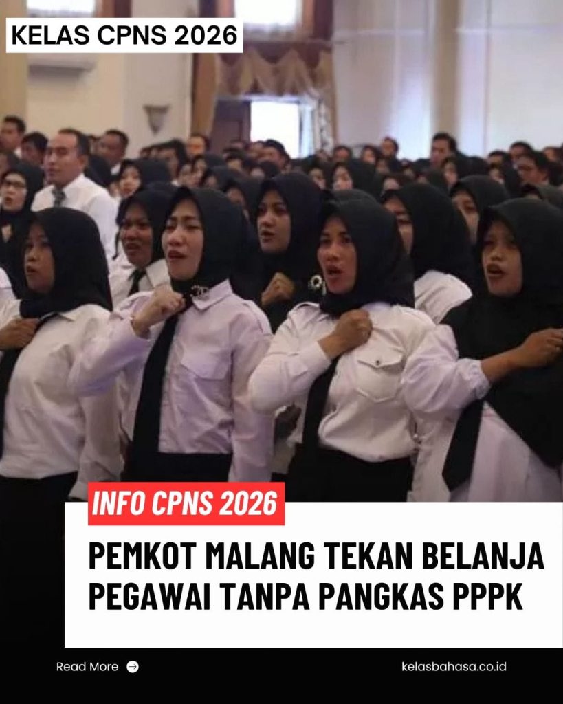 pemkot malang tekan belanja pegawai tanpa pangkas pppk
