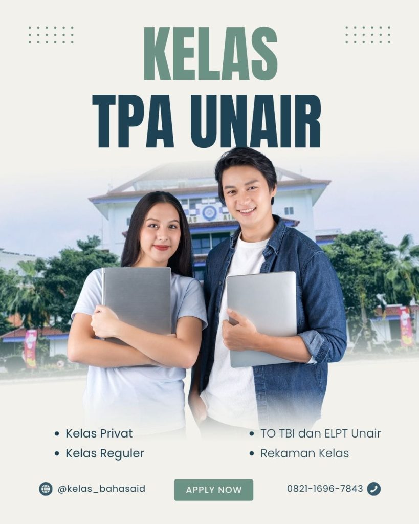 Bimbingan TPA Unair intensif untuk S2 dan PPDS