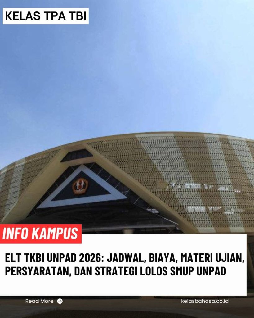ELT TKBI Unpad Tes Kemampuan Bahasa Inggris Universitas Padjadjaran