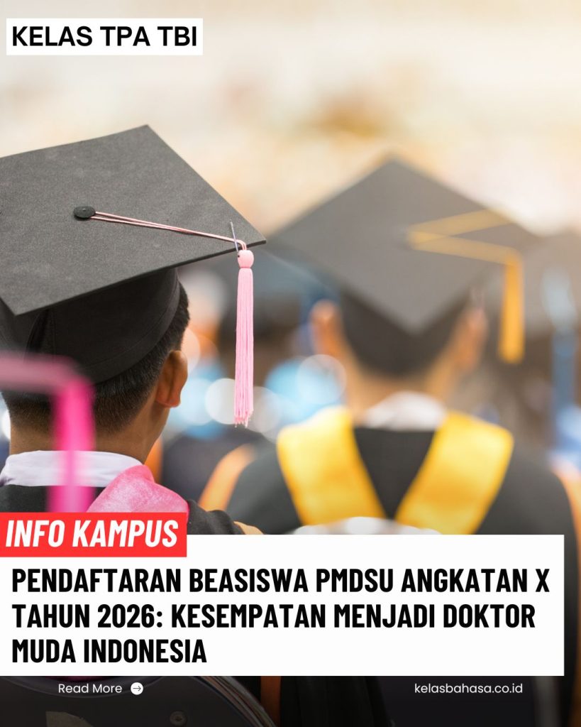 Beasiswa PMDSU 2026 untuk Program Magister menuju Doktor bagi Sarjana Unggul