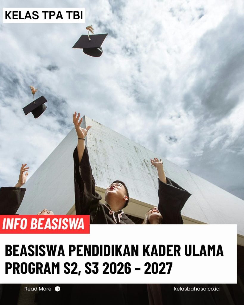 Beasiswa Pendidikan Kader Ulama 2026 untuk Program S2 dan S3 LPDP