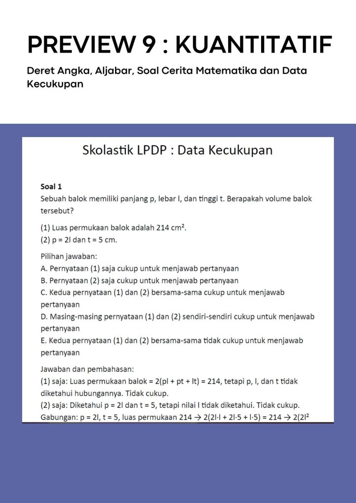 Soal Skolastik LPDP (10)