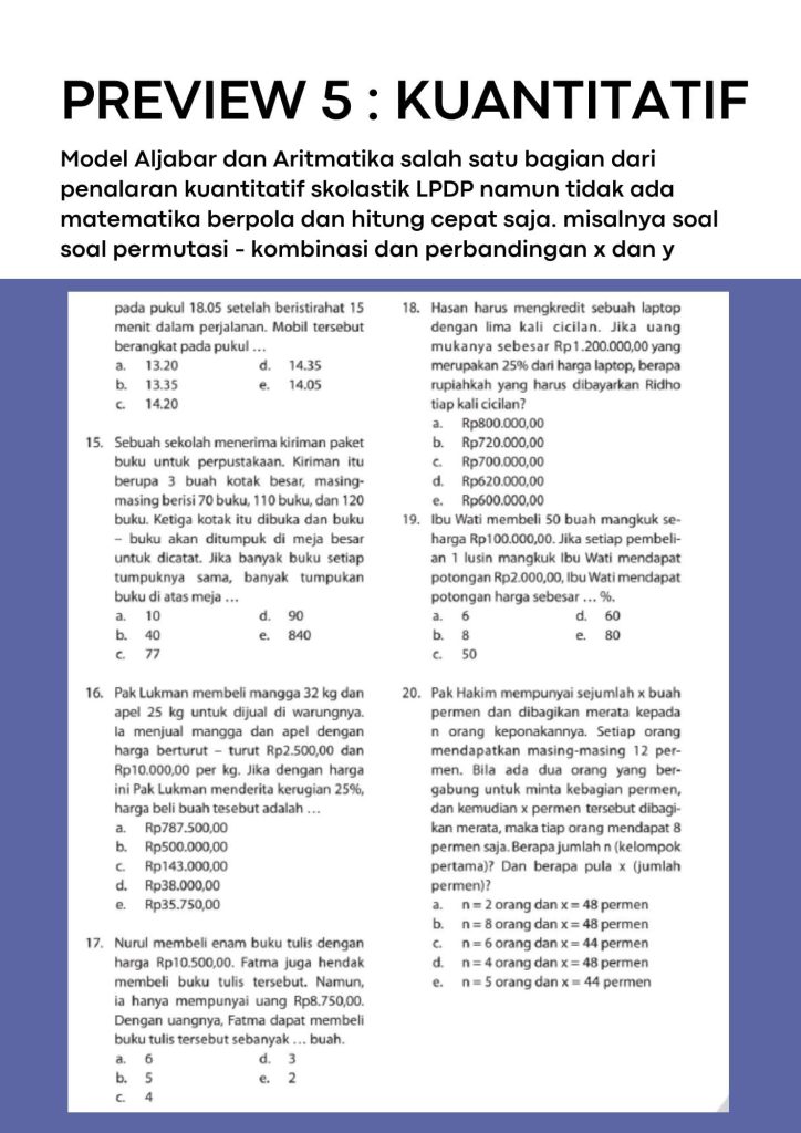 Soal Skolastik LPDP (6)