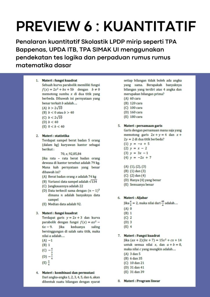 Soal Skolastik LPDP (7)
