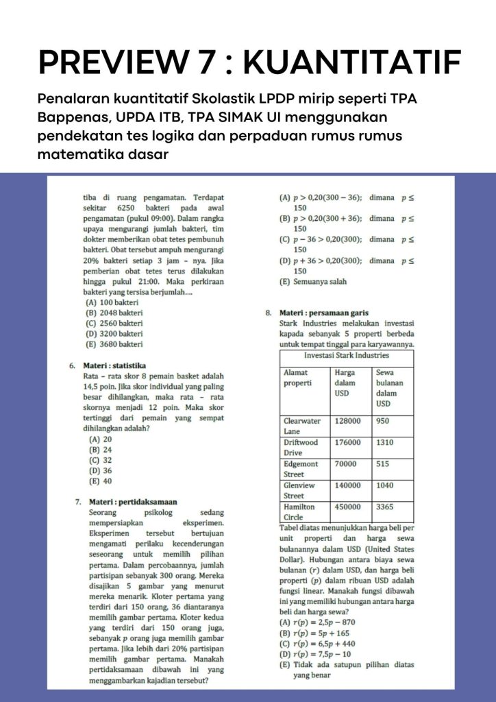 Soal Skolastik LPDP (8)